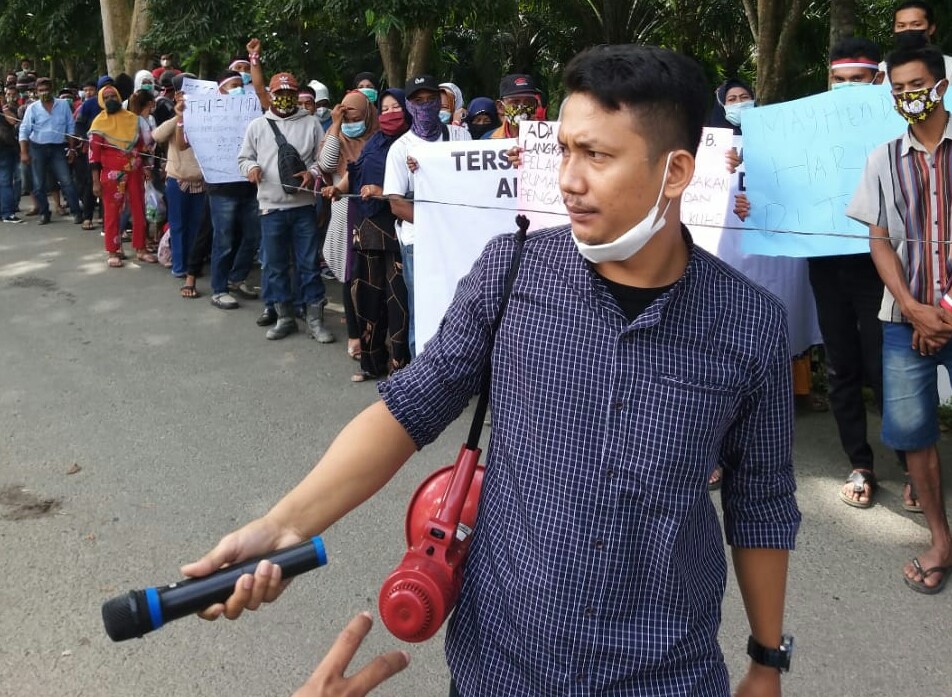 AMSUB Minta Polres Langkat Tangkap Pelaku Pengrusakan Lahan Milik Ahmad Syarif