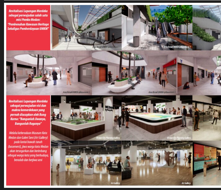 LIPPSU :  Pemko Medan Cederai Cagar Budaya Lapangan Merdeka, Revitalisasi Gali Tanah Bangun Bassment