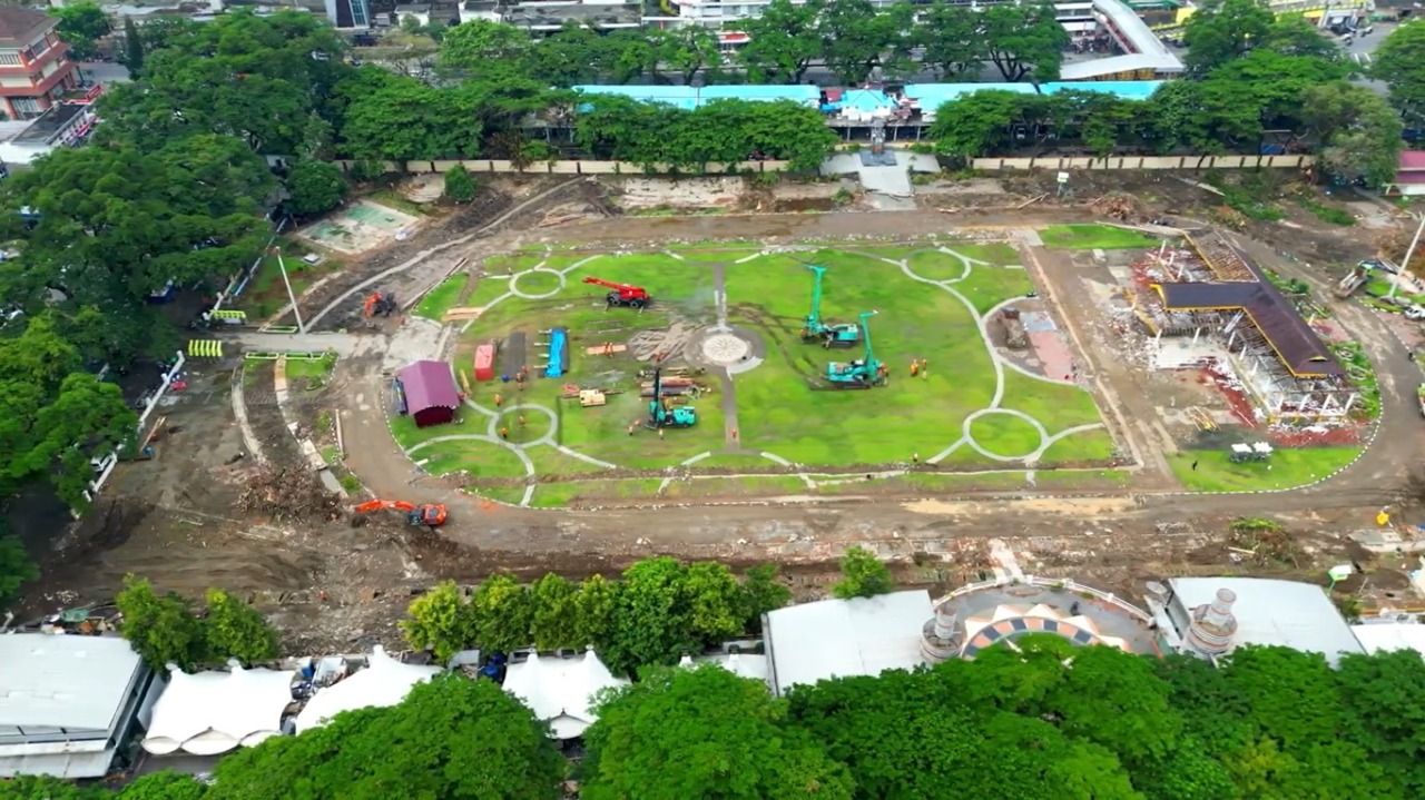 Aliansi Masyarakat Kawal Revitalisasi Tanah Lapangan Merdeka Medan Minta Kadis PKP2R Stanvaskan Proyeknya