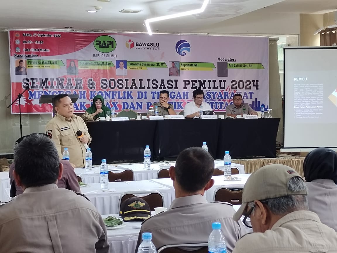 RAPI (Radio Antar Penduduk Indonesia) Bersama Ketua KPU Mengadakan Sosialisasi dan Seminar Pemilu 2024