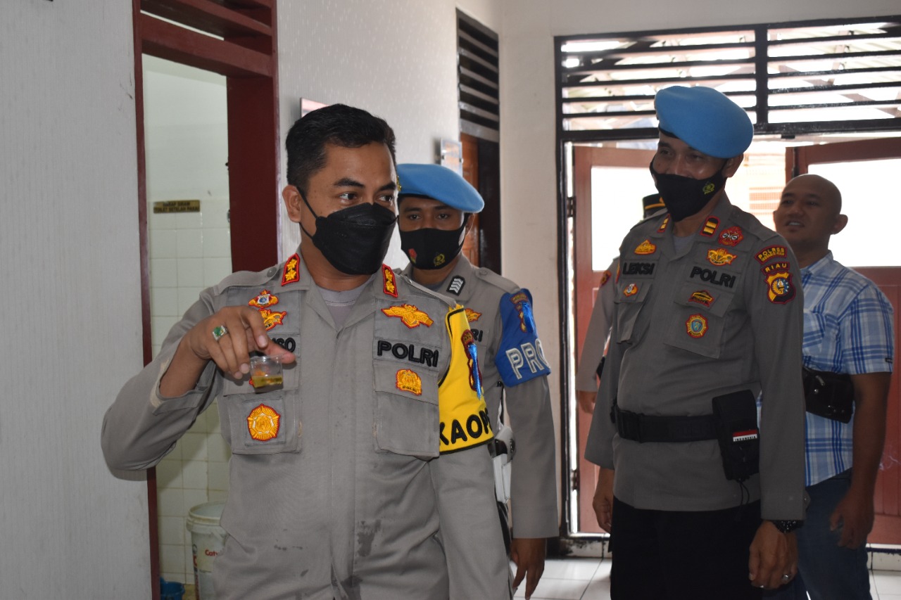 Alhamdulillah, Tes Urine Personil Polres Inhu Negatif