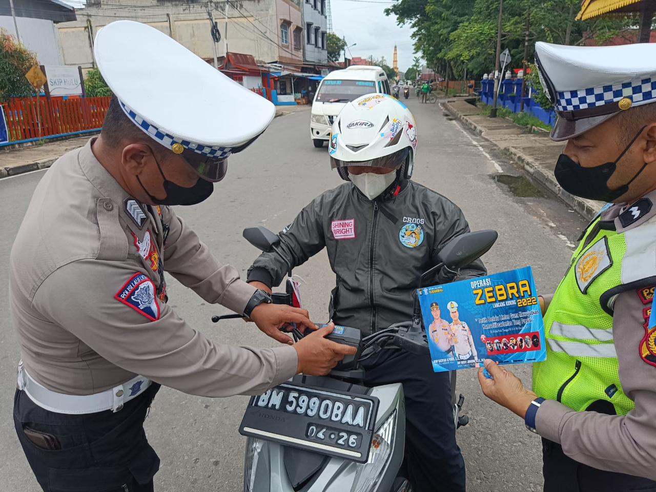 Ops Zebra Polantas Inhu Diwarnai Preemtif