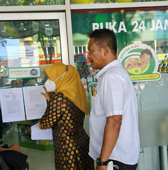 Dinkes Medan Sidak Ke Apotik Dan Kelontong, Aktifis Ini Minta Obatnya Ditarik, Dimusnahkan dan Dikenakan Sanksi