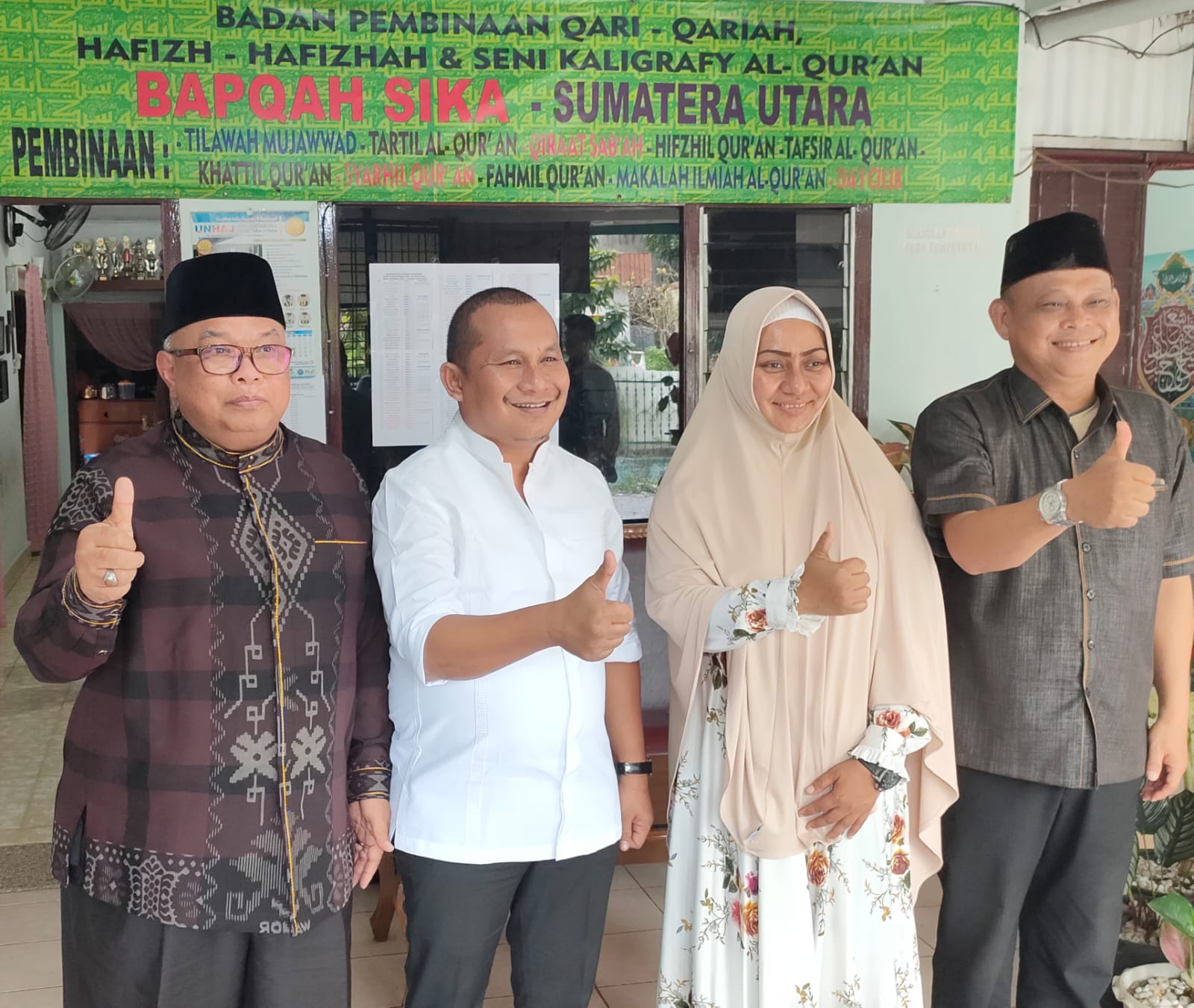 Rahmansyah Sibarani Wakil Ketua DPRD Sumut Dan Lailatul Badri Kunjungi BAPQAH SIKA Sumut