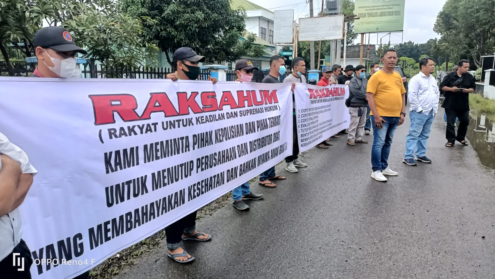 Terkait Kasua GGA, RAKSAHUM Geruduk Dinkes Sumut, Tantang Tunjukkan Obat Yang Di Tarik dan Di Musnahkan