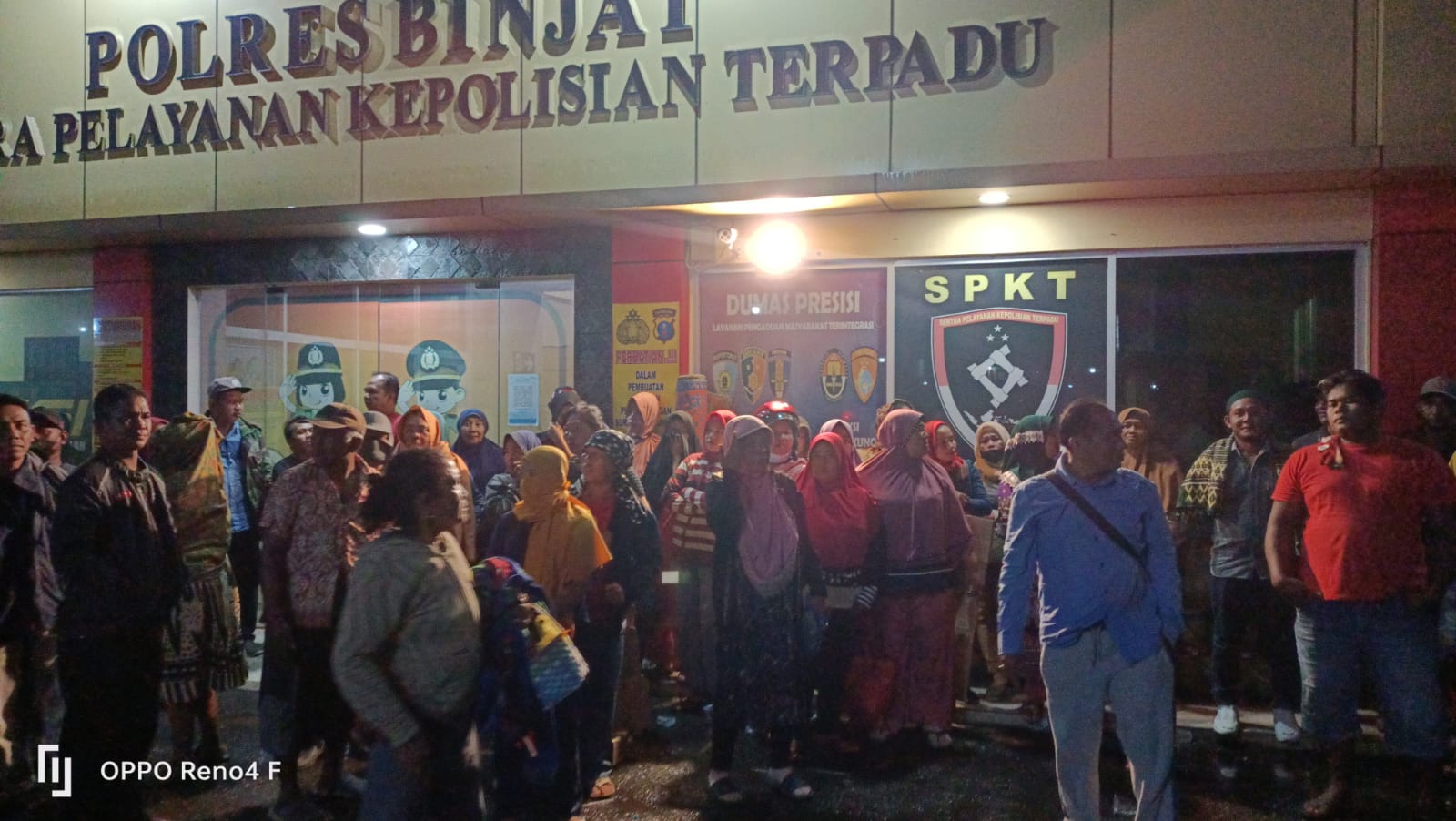 LP Mangkrak, Hari Ini Seratusan Petani Yang Tergabung Di Kelompok Tani Mekar Jaya Geruduk Polres Binjai, Minta Kepastian Hukum