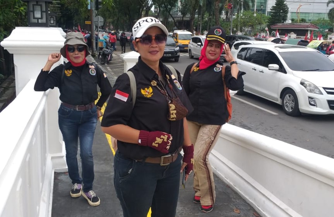 Srikandi LSM Penjara PN Sumut Geruduk Kantor Walikota Medan Perjuangkan Nasib Betor