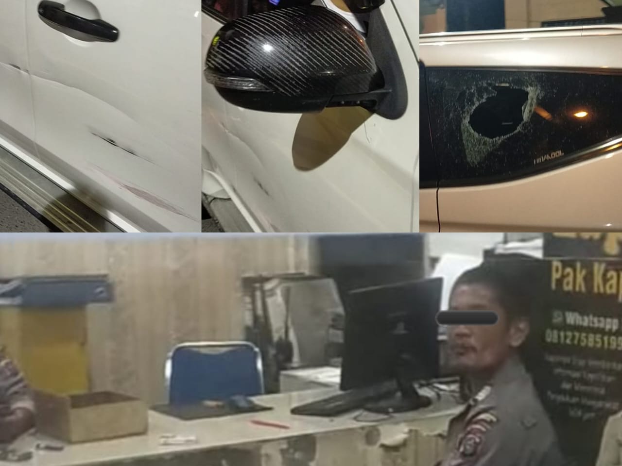 Mahasiswa Ini Laporkan Oknum Polisi Karena Diduga Aniaya Dirinya Dan Rusak Mobilnya