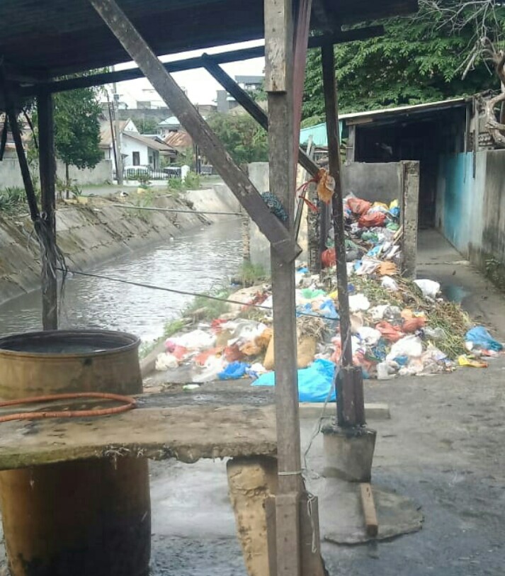 GMB Medan Petisah Tolak Kawasan Sempadan Sungai Di Jadikan TPS Sampah Pasar Meranti Baru