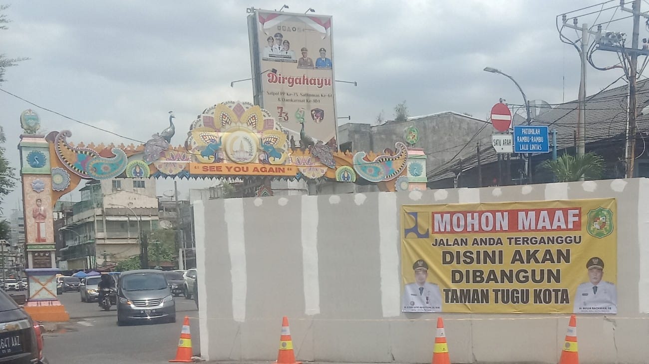 Warga Petisah Ini Tolak Pembangunan Taman Tugu Kota Medan di Rawan Macet Simpang Cambridge