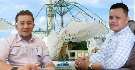 Dua Kali Perpanjangan Proyek Rp 40,7 M Penataan Kawasan Masjid Raya Annur Riau Tetap “Mangkrak”, LSM; PUPR Tolong Audit Bahannya