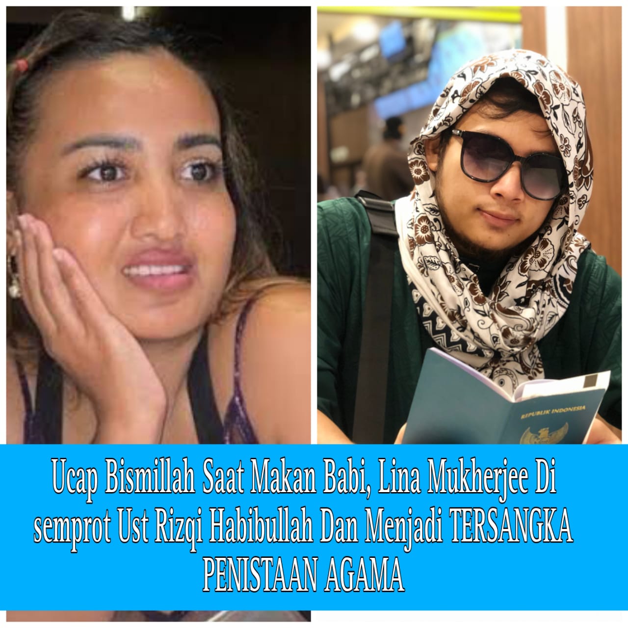 Lina Mukherjee Jadi Tersangka Kasus Penistaan Agama, Ustadz Rizqi : "Semoga Menjadi Pelajaran"