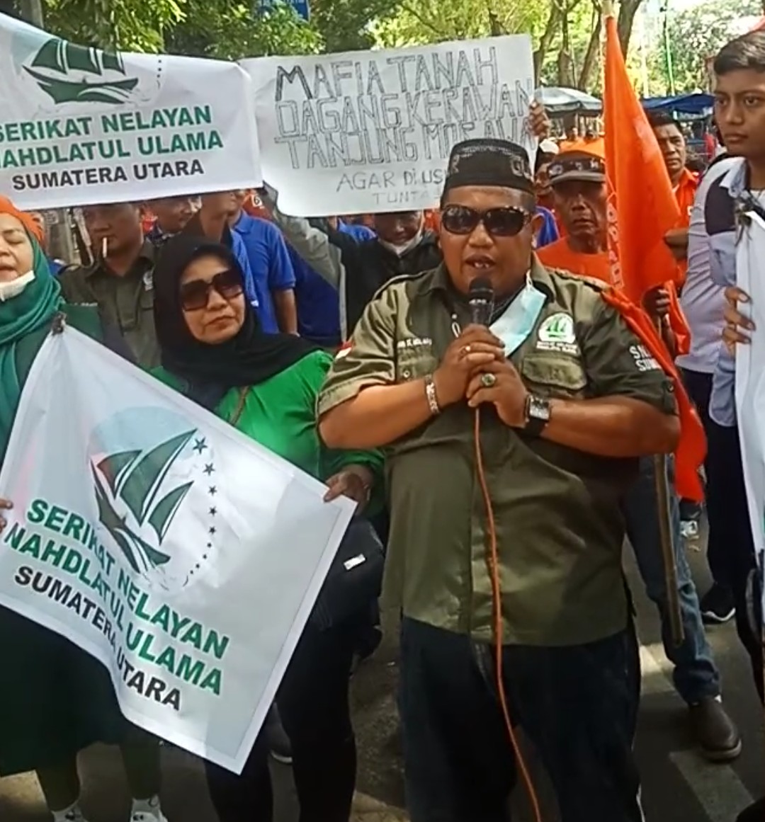 Marak Penimbunan Solar,  Di Hari Buruh, Serikat Nelayan NU Sumut Sorotin Kelangkaan BBM