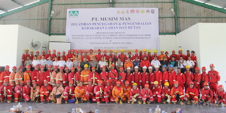 Walau Karhutla Nol Di Lahan PT MM, Tapi Tetap Mengadakan Pelatihan Antisipasi Kebakaran