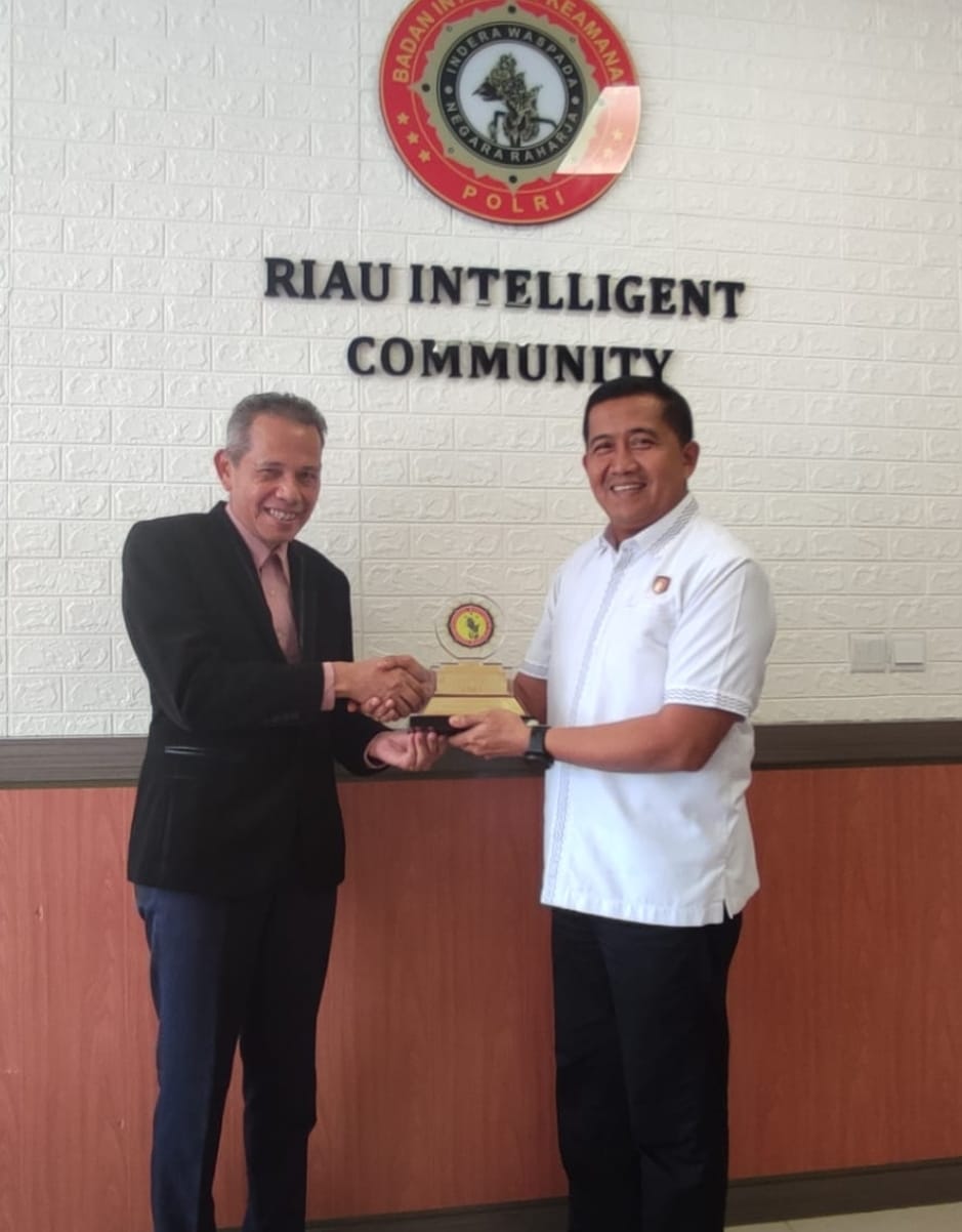 Kunjungi Dit Intelkam Polda Riau, Ketua BPRS; Sinergitas Itu Penting