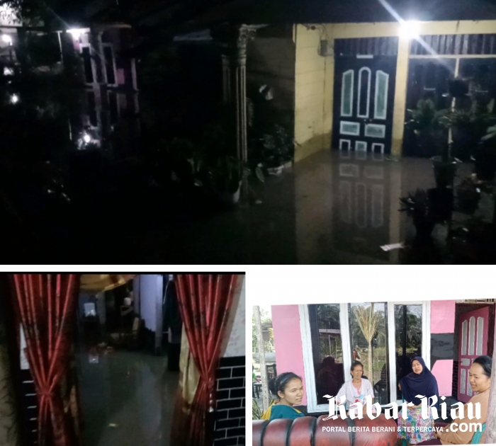 Keluhkan Banjir Bandang! Respon Cepat Bupati Rohil Diabaikan Pihak Dinas PU. Warga Capek Deh...