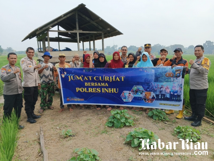 Warga Kampung Pulau Minta Bantuan Jaring Burung Saat Jumat Curhat Polres Inhu