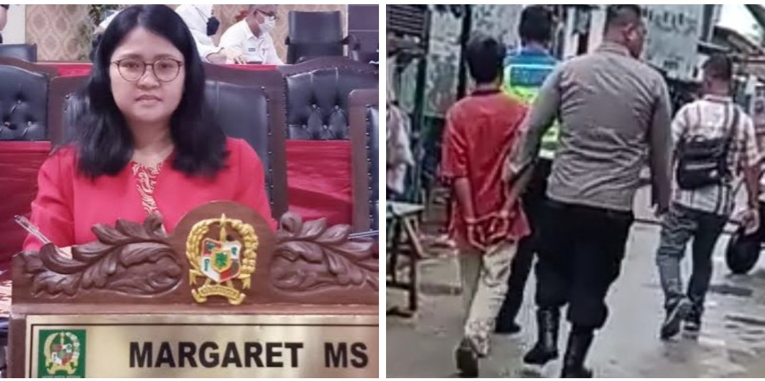 Dua Hari Berselang Kunjungan Margaret MS Komisi I DPRD Medan (Fraksi PDI P) Pelaku Illegal Tapping Di Amankan Polres Belawan