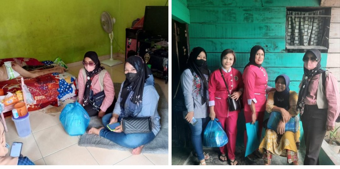 Terima Kasih Kepada Dewi Kartini Batubara SH, Srikandi DPD LSM Penjara PN Sumut, Bantu Warga Miskin Di Marelan Tanah 600