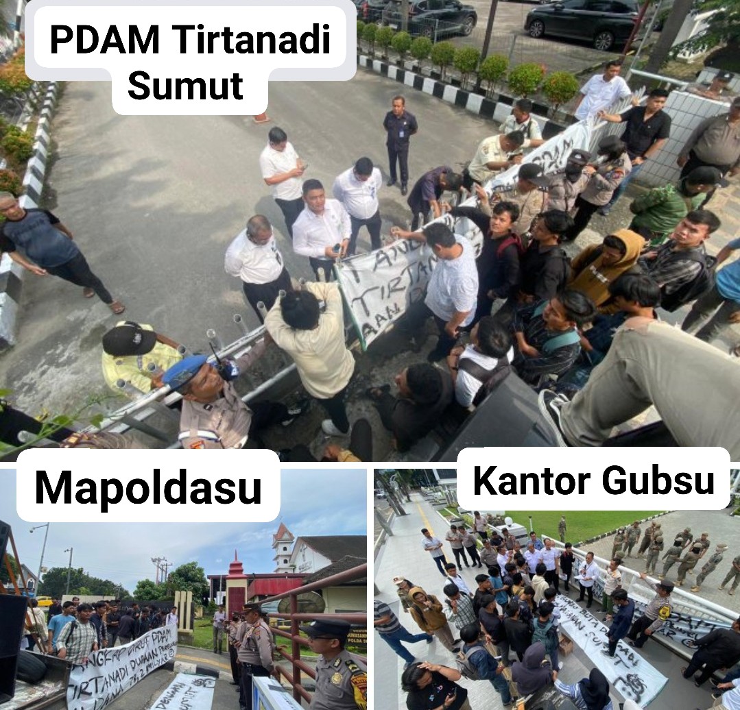 Terkait Dugaan Korupsi, PP KAPIR Kembali lagi Geruduk Kantor Gubsu, Mapoldasu Dan PDAM Tirtanadi Sumut Minta Copot Dirut