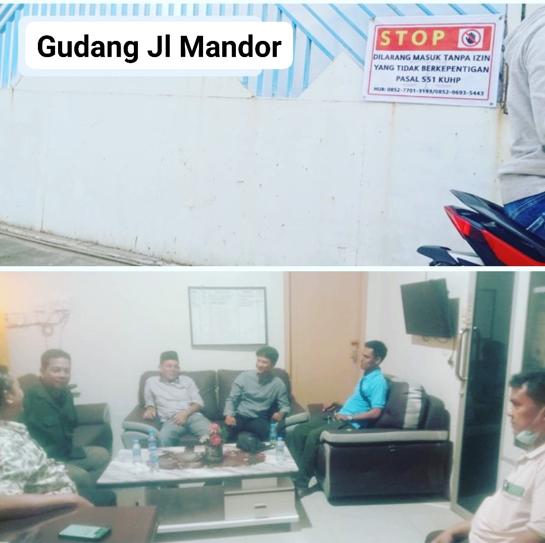 Lapor Pak Wali, Di Duga Tutup Mata Terkait Gudang Langgar Perda Di Jalan Mandor, Lurah PBD I Dan Camat Medan Timur Di Duga Terima "Pucuk"