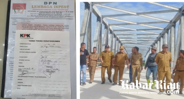 Diduga Kelebihan Bayar Proyek Jembatan Air Hitam Pujud Hingga Milyaran Rupiah, DPN Lembaga INPEST Buat Laporan Ke KPK