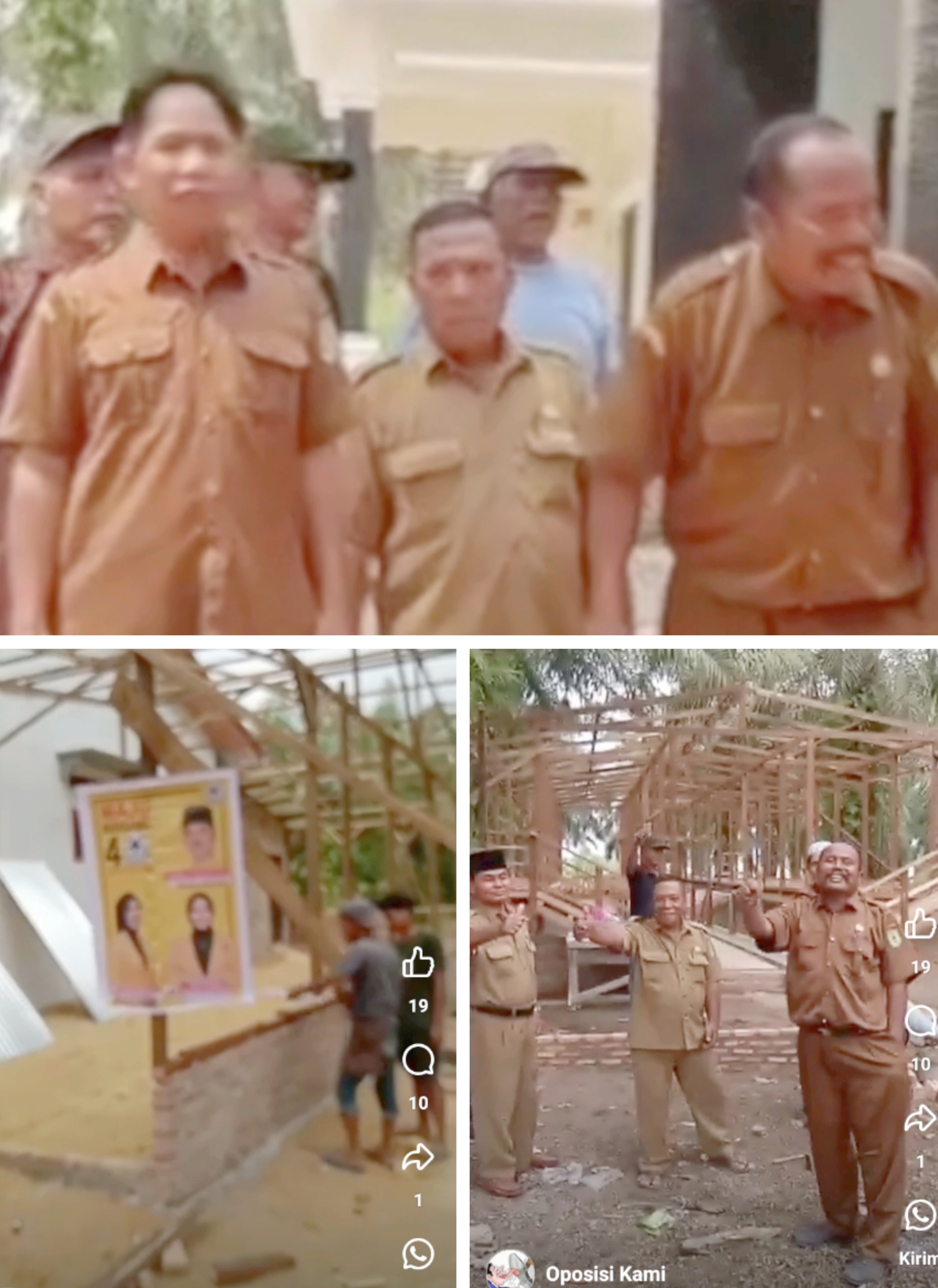 Viral ... Oknum Pj Penghulu Di Rohil Nyatakan Sikap Dukungan Buat Tim Kemenangan Salah Satu Caleg