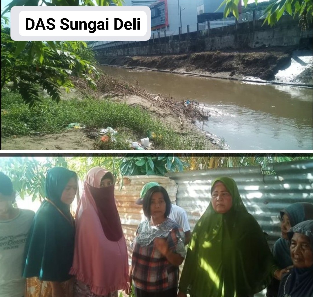 Takut Erosi, Warga Minta DPRD Kota Medan Rekomendasikan "STOP" Penebangan Pohon di DAS Sungai Deli
