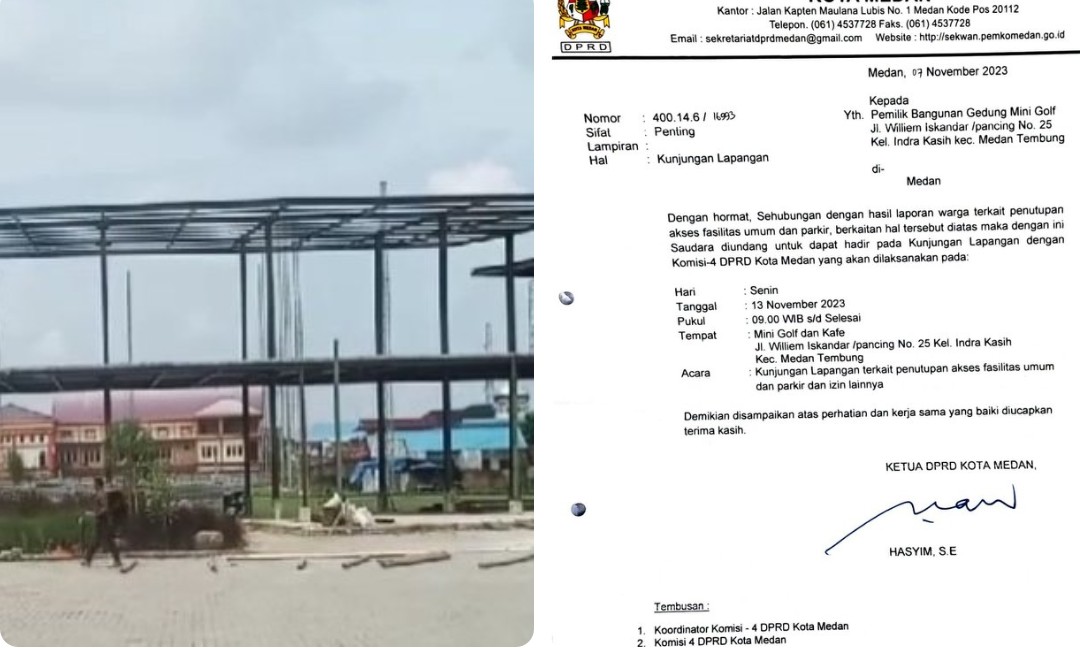 Walikota Di Minta Selamatkan Aset Pemko Medan Yang Hilang Di Duga Di Atas Bangunan Mini Golf Tanpa PBG di Jalan Pancing