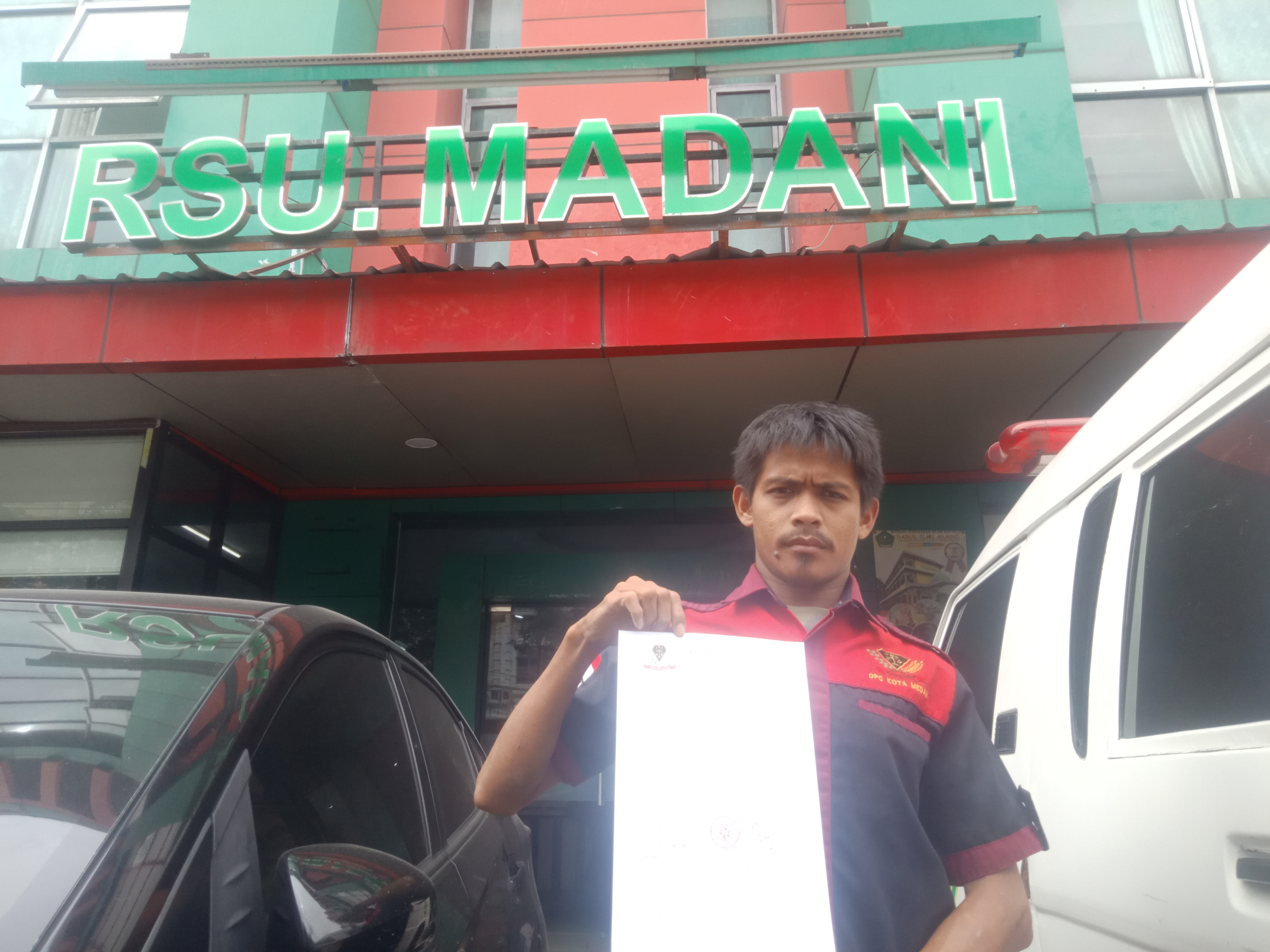 PT HCI Kelola Parkir RSU Madani Di Duga Tak Bayar Pajak Parkir, LSM PI Kota Medan Surati Pimpinan RSU Minta Di Usut