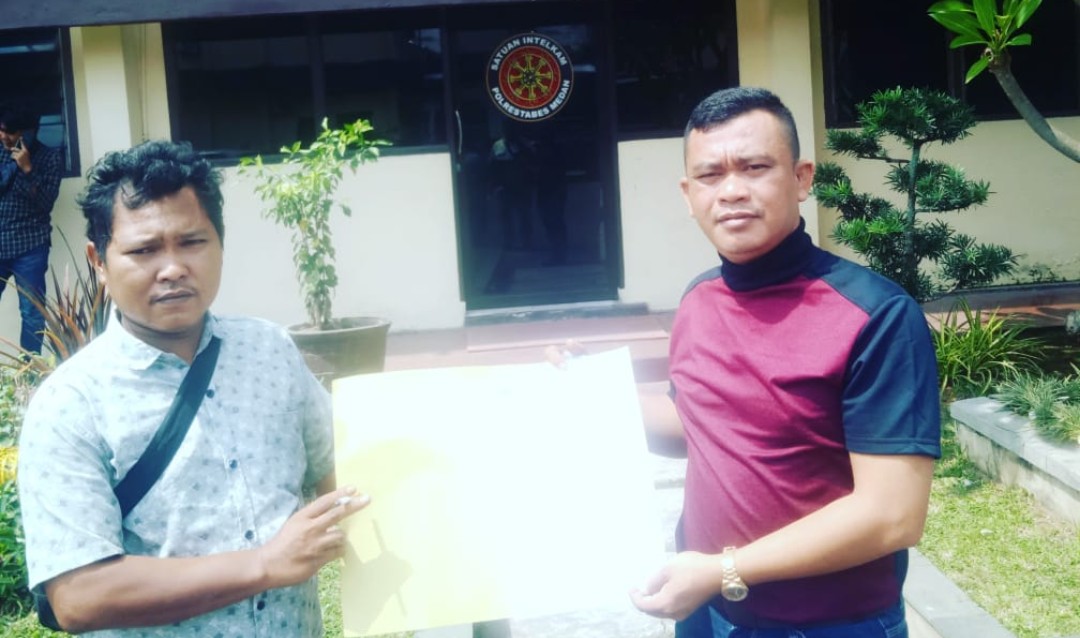 LSM PI Masukkan Surat Ke Polrestabes Medan Akan Gelar Demo "Copot" Amar Pejabat Pemko Medan