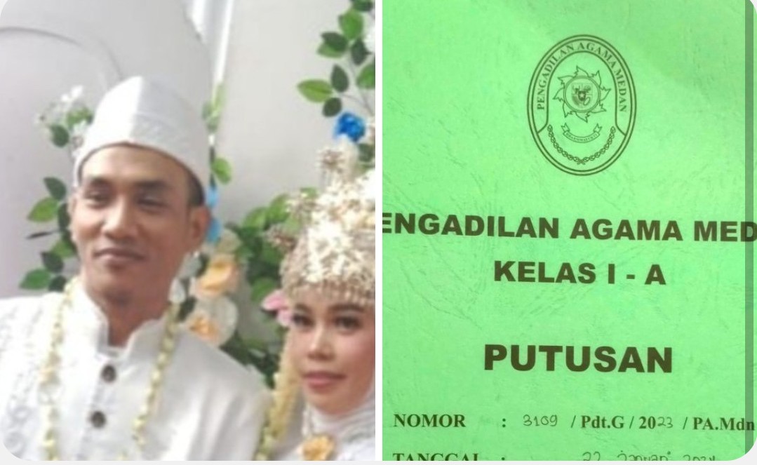Di Duga Pemalsuan Identitas, PA Medan Batalkan Perkawinan Ragil - Wina Warga Medan Denai