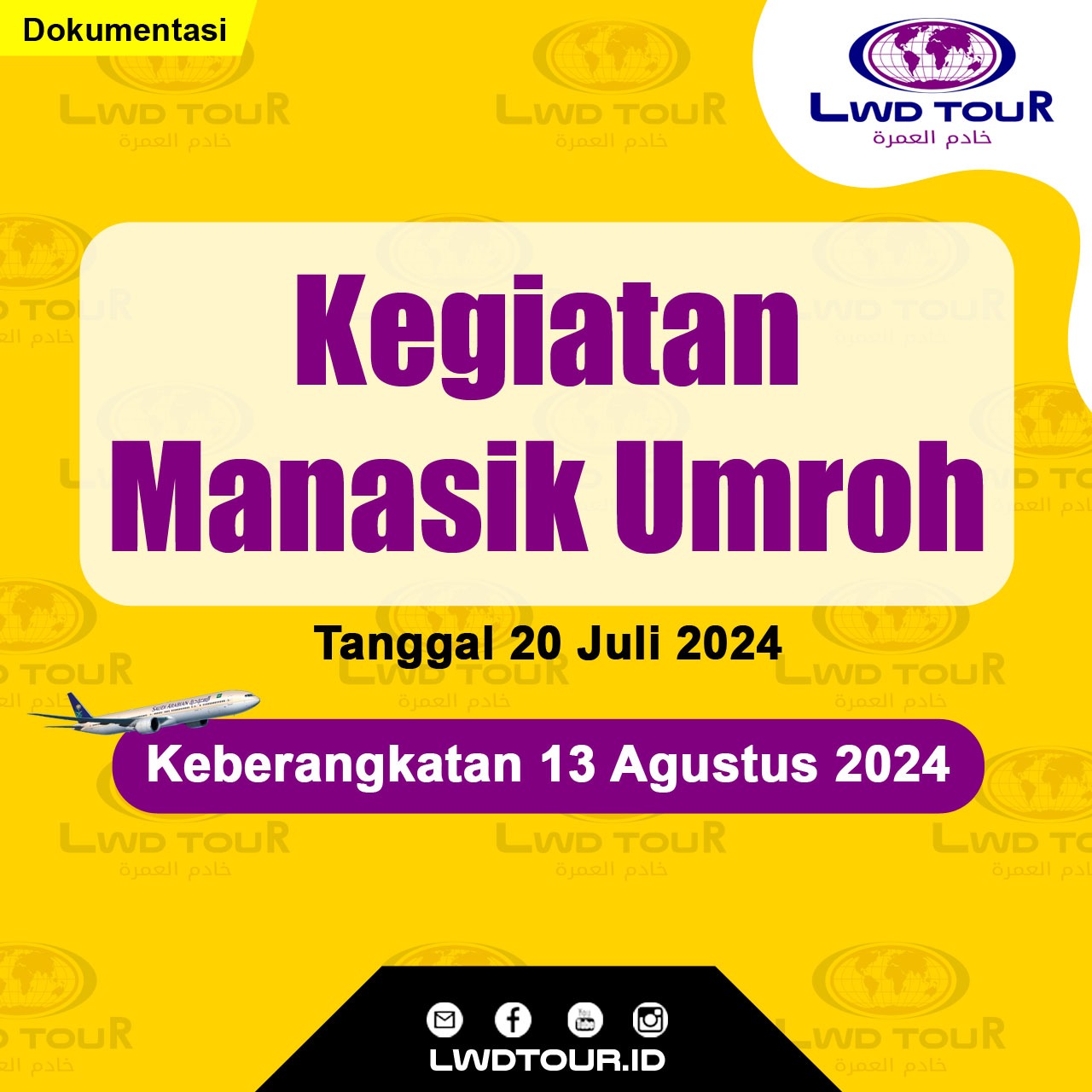  Lyla Wisata Dunia (LWD) Tour Telah Menggelar Manasik Umroh Di Medan Pada Tanggal 20 Juli & 28 Juli 2024