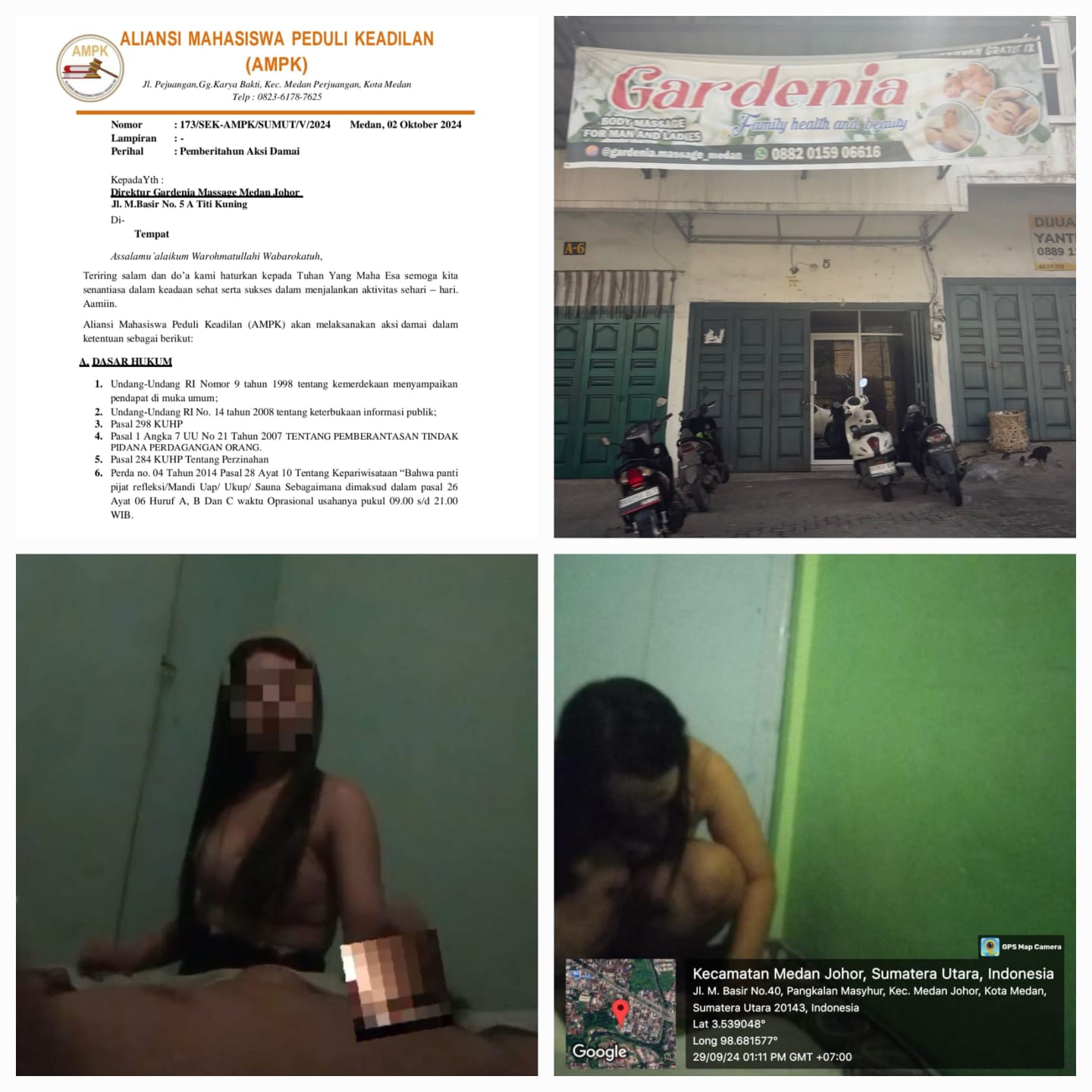 Viral Dugaan Prostitusi Berkedok SPA Gardenia, Aliansi Mahasiswa Peduli Keadilan Akan Melakukan Demo