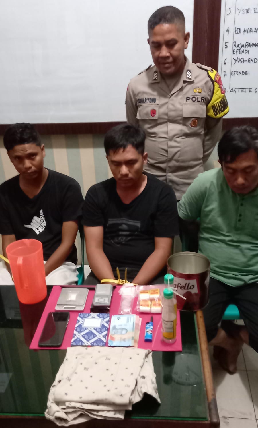 Terlibat Narkoba, Pecatan Polisi Bersama Dua Orang Rekan Ditangkap