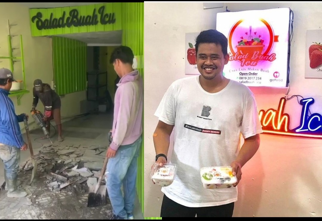 Miris, UMKM Kebanggaan Anak Petisah Salad Buah "Icu" Yang Pernah Di Kunjungi Menantu Presiden Ke Tujuh Di "Binasakan"