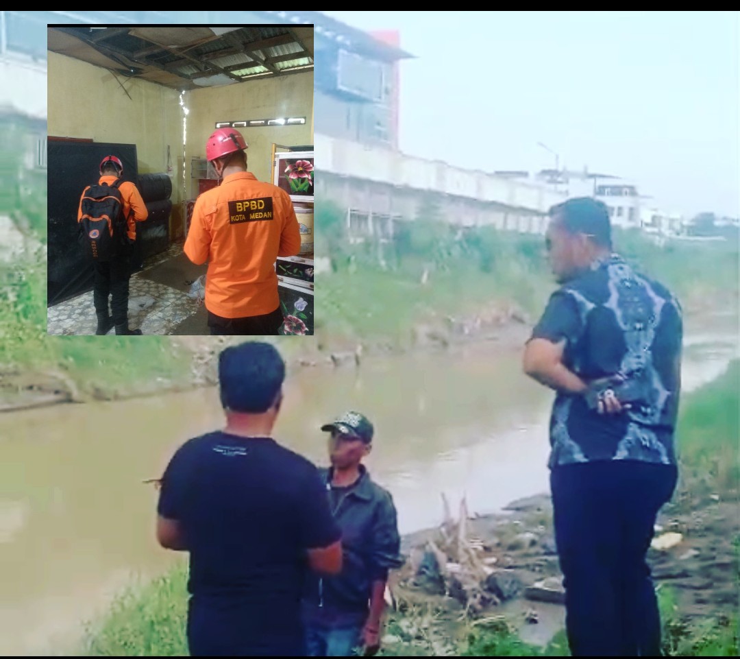 Korban Banjir Tak Dapat Bantuan Padahal Sudah Di Survey BPBD Kota Medan, Lurah Kp Baru Medan Maimun Kunjungi Warga