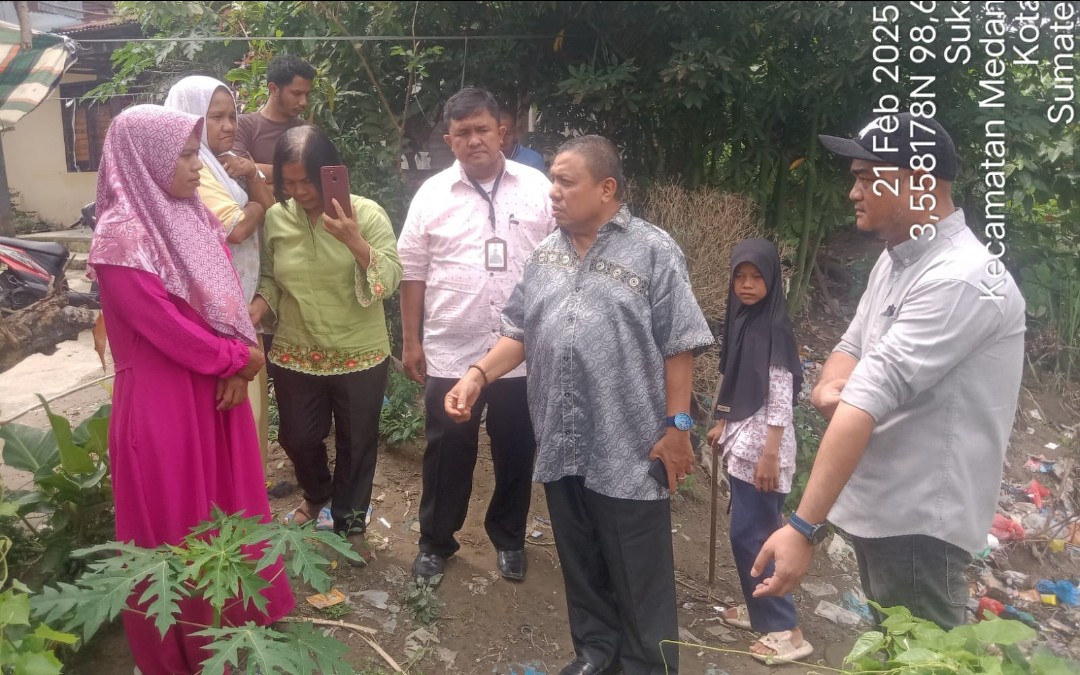 Iswanda Nanda Ramli Ketua Fraksi Demokrat DPRD Medan Kunjungi Warga Terdampak City View, Tindak Lanjuti Hingga Ke Menteri PU