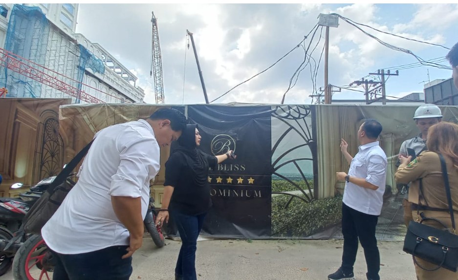 Komisi 4 DPRD Medan Sidak The Bliss Condiminium Samping RS Islam Malahayati, Di Temukan Ada Kejanggalan Di PBG