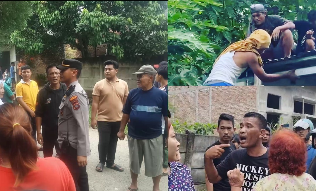 Ricuh Di Komplek Selayang Indah, Kapolsek Medan Tuntungan, Iptu Eko Sanjaya S.H, M.H, Temui Warga