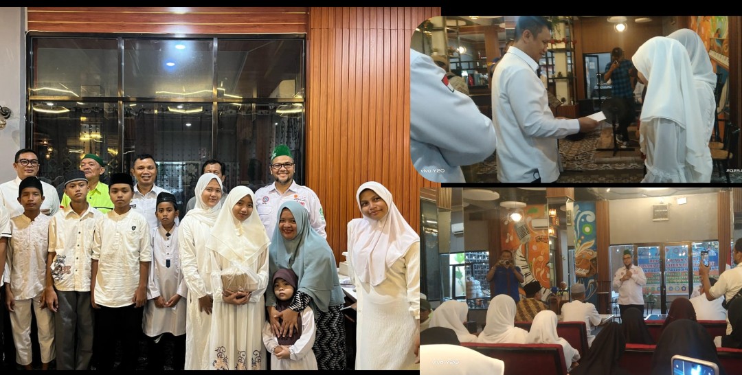 Berbagi Di Bulan Suci Ramadhan 1446 H DPD KSPSI AGN Sumut Bersama Persatuan Buruh Sumut Gelar Bukber Dan Santunan Anak Yatim