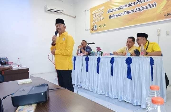 Dapat Arahan dari DPP, Saifullah Nasution Dukung Hendri Yanto Sitorus Pimpin Golkar Sumut