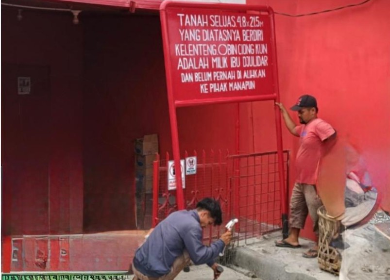 Warga Gang Petisah Kelurahan Lalang Medan Sunggal Tolak Keberadaan Yayasan Di kelenteng O Bin Ciong Kun, Bukan Menghalangi Beribadah
