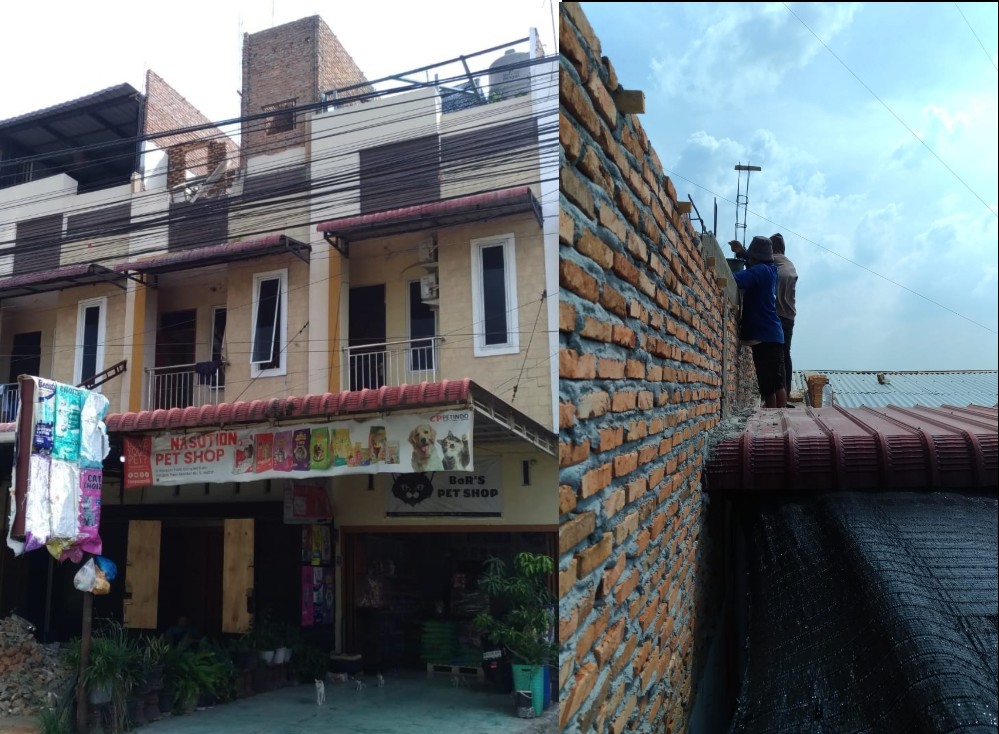 Tak Melapor Dan Resahkan Warga, Trantib Dan Kepling Datangi Pemilik Bangunan Tanpa PBG di Kelurahan Binjai, Medan Denai, Kota Medan