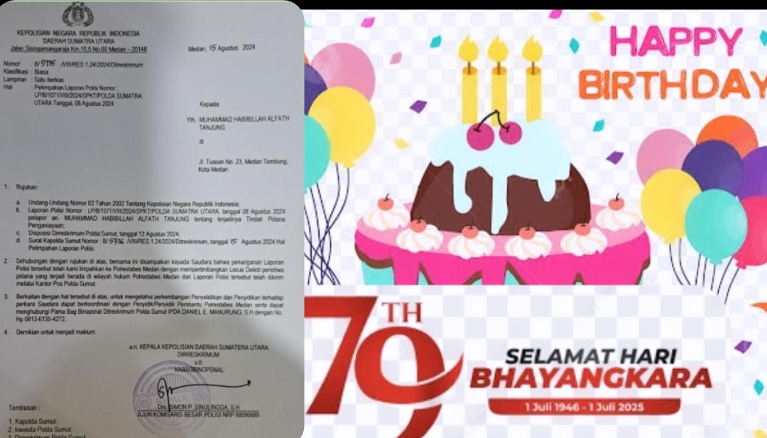 Terkait LP "Mangkrak" Aliansi Masyarakat Peduli Jurnalis Akan Berikan Kue Tar Di HUT Bhayangkara Di Polrestabes Medan
