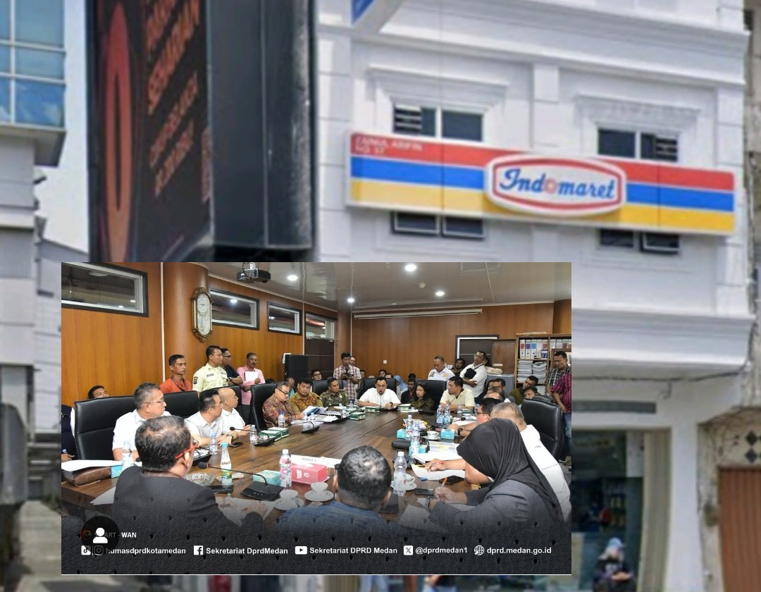 Pemilik Bangunan Tak Hargai Lembaga DPRD Medan, RDP Komisi 4 Gagal Bahas Bangunan Indomaret di Jl H. Zainul Arifin Di Samping Sun Plaza 
