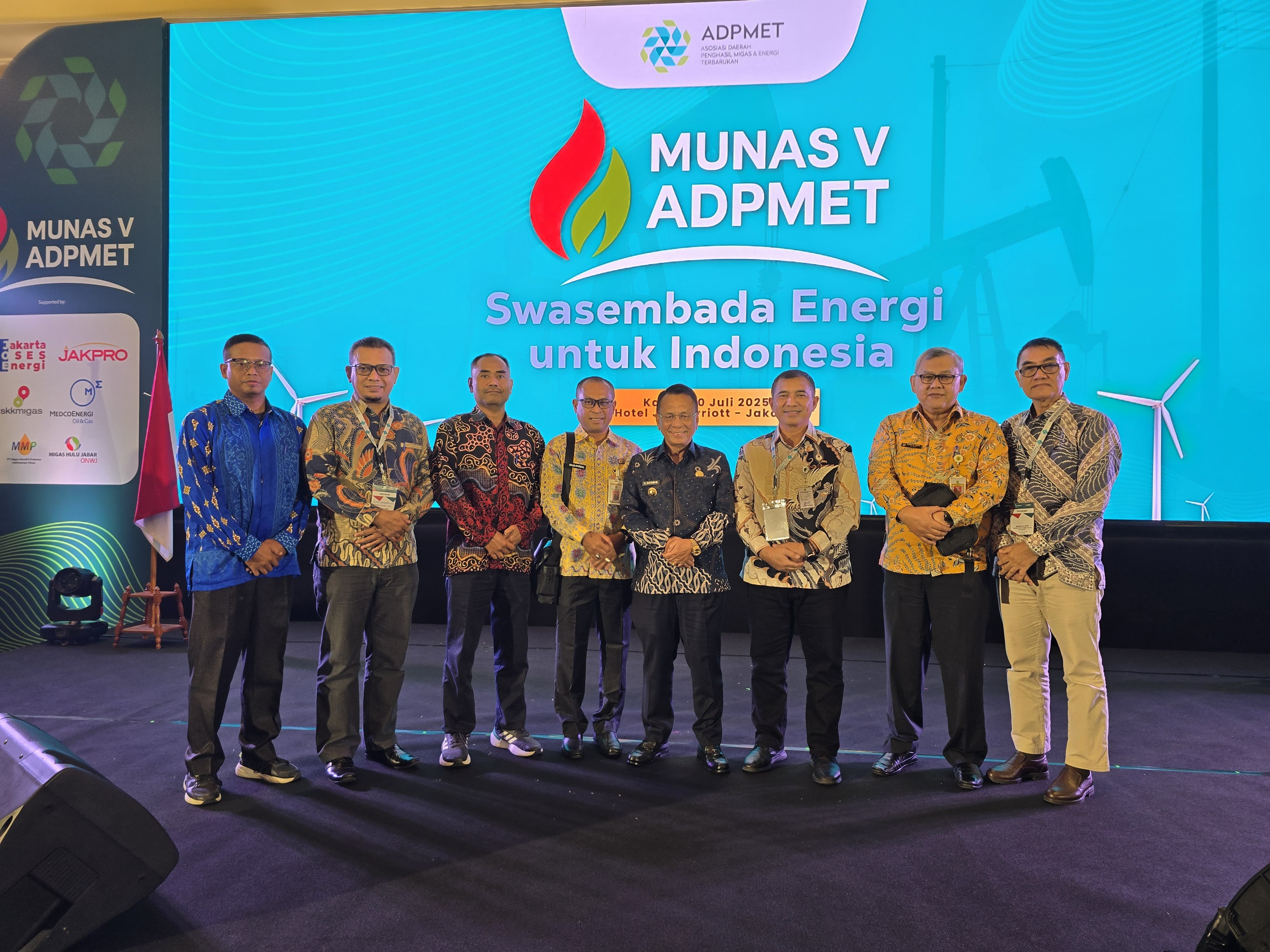 Bupati Rohil Hadiri Munas Asosiasi Daerah Penghasil Migas di Hotel JW Marriott Jakarta