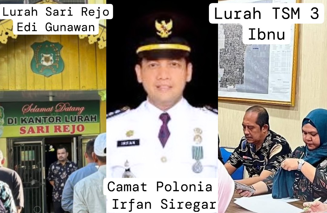 Rico Waas "Tajam" Ke Irfan Camat Polonia, Ibnu Lurah TSM 3, Edi Gunawan Lurah Sari Rejo Yang Di Non Aktifkan Kembali Menjabat Ada Apa??