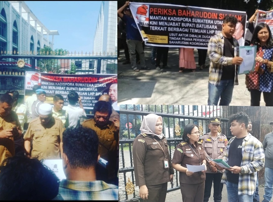 Gerbrak Geruduk Kantor DPRD Sumut, BPK RI Perwakilan Sumut, Kejatisu Minta APH Periksa Baharuddin Siagian Bupati Batubara