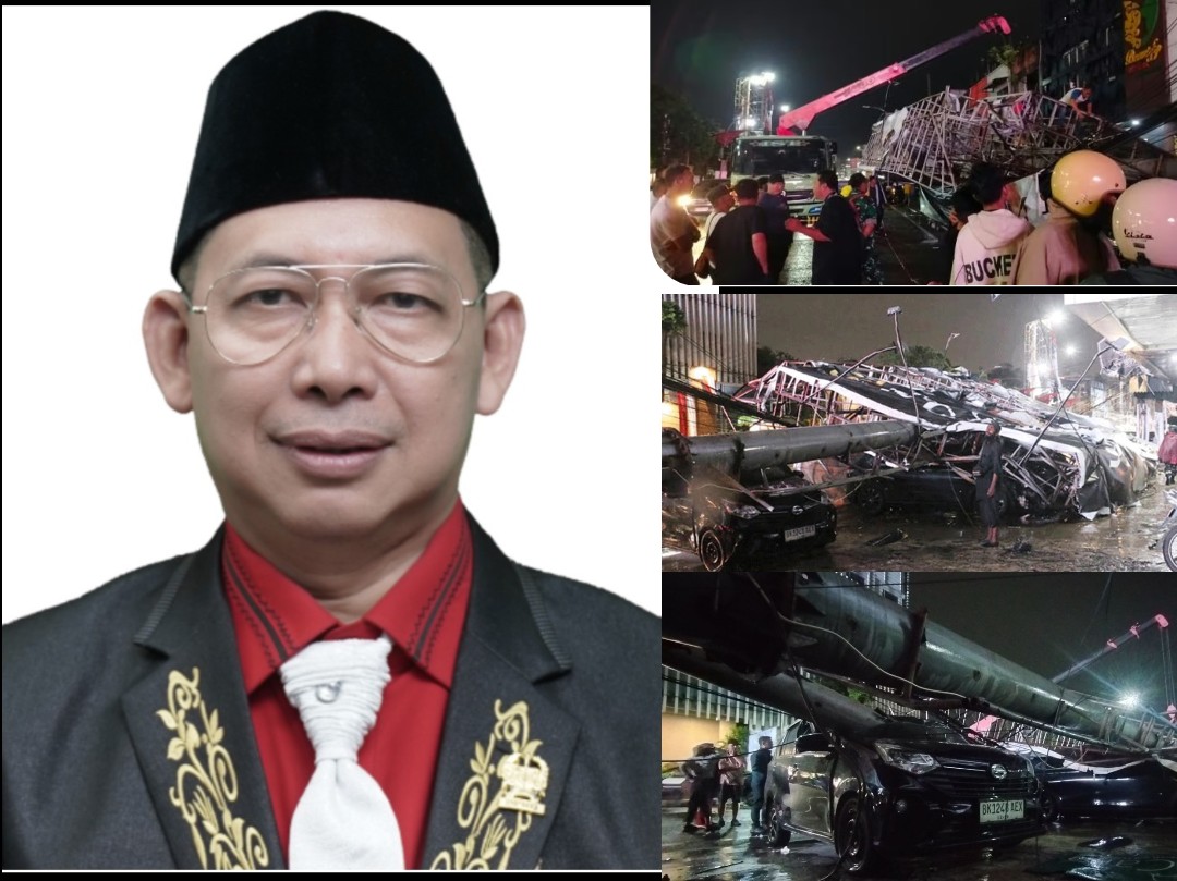 Terkait Papan Reklame Tumbang Makan Korban, Ketua DPRD Kota Medan Sebut Melalui Komisi 4 Akan Gelar RDP 